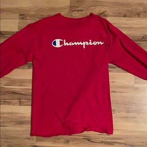 Red Champion Long Sleeve